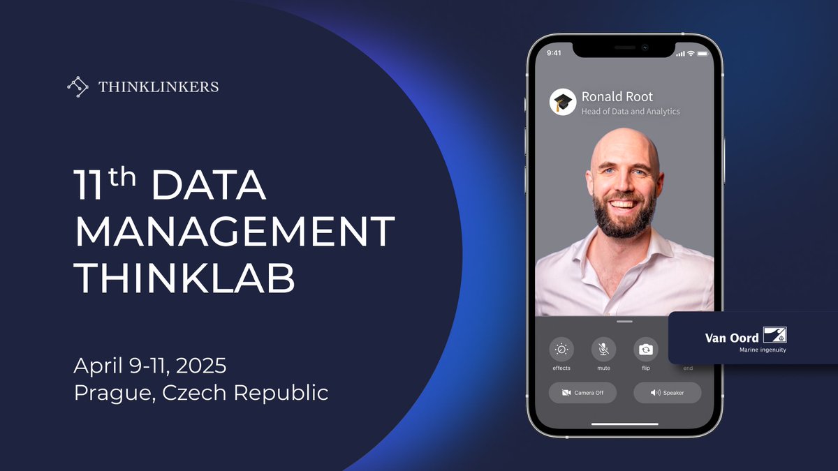 What does Data Governance look like at Van Oord?

We’re thrilled to welcome Ronald Root, Head of Data and Analytics at Van Oord, to the 11th ThinkLab stage!

- Change Management
- Roles, Rules, and Tools
- The Power of Community

lnkd.in/d4fajCp4

#DataManagement