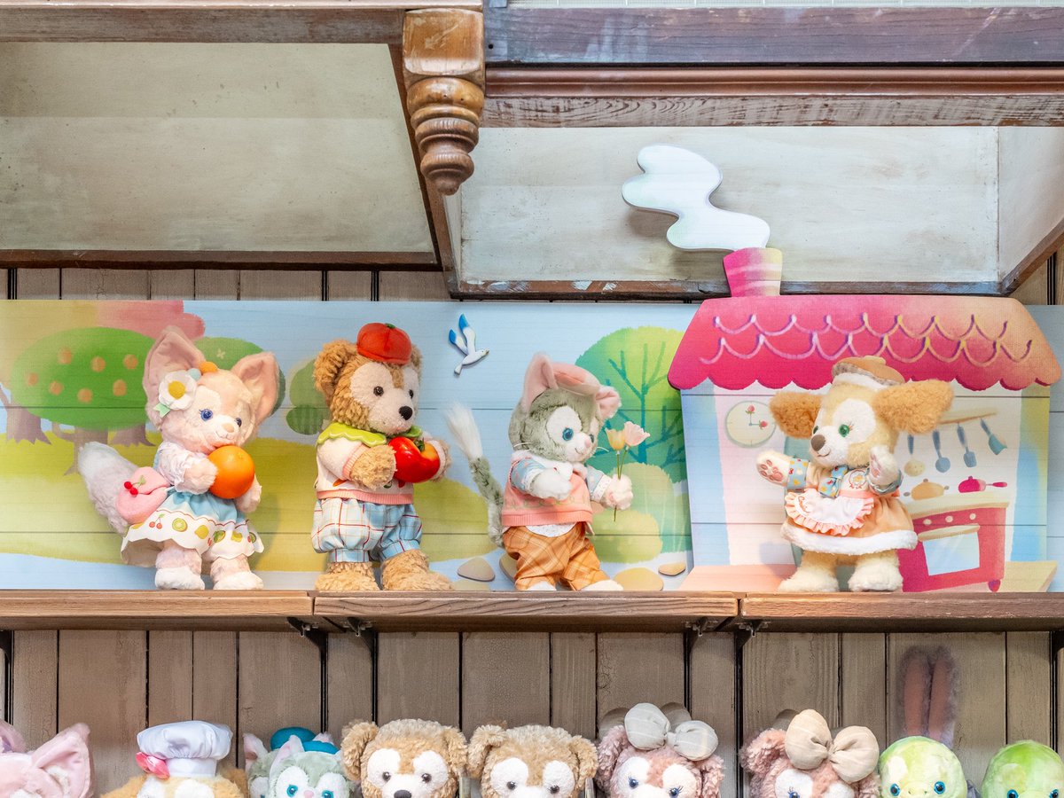 カラフルな食材モチーフ！ 東京ディズニーシー“ダッフィー＆フレンズ