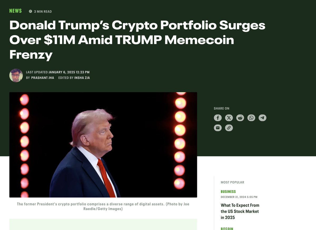 Don't sleep on the one and only #BABYTRUMPTOKEN
Deployed 2 weeks after $TRUMP MAGA 

CAs:
coingecko.com/en/coins/babyt…
