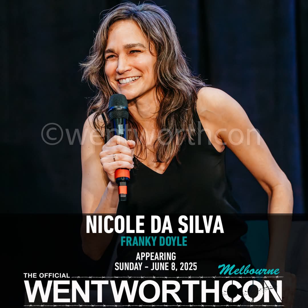 WentworthCon's tweet photo. ๐จATTENTION COMPOUND๐จ
Our fifth Guest Announcement for #WentworthCon MELBOURNE is ๐๐๐๐๐๐ ๐๐ ๐๐๐๐๐ ("Franky Doyle")!๐ฅNicole will be appearing on Day 2 - June 8, 2025!
๐ Mark your calendar! Tickets will go on sale JAN 18 at 10pm AEDT at https://t.co/zrZNCn3HNq https://t.co/gNJXZogRDo