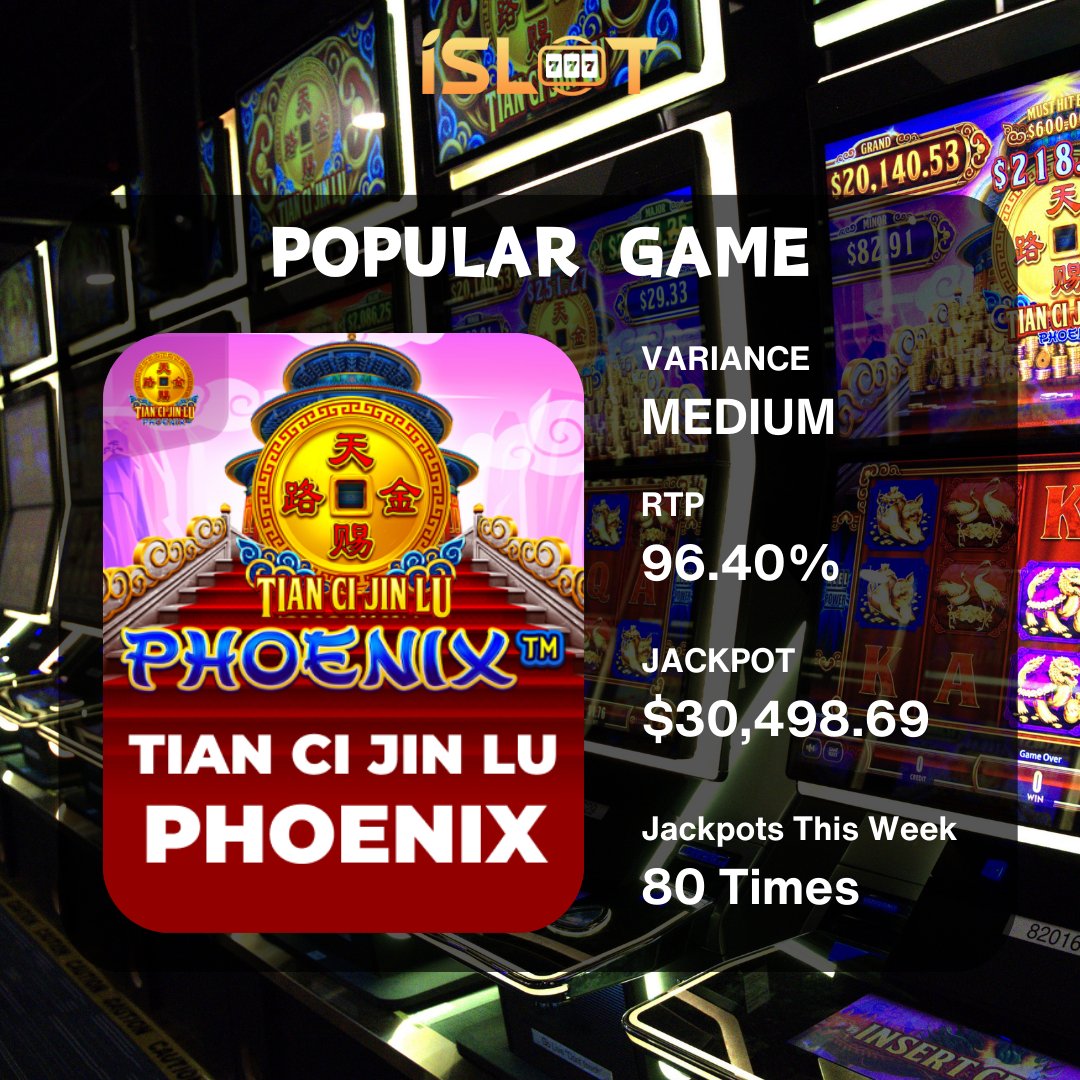 😍JACKPOT : TIAN CI JIN LU
🤩Game : Tian Ci Jin Lu - Phoenix
In the "TIAN CI JIN LU" prize pool series, when special symbols appear, they collect other gold coins and have the chance to elevate you to new rewards. The prize pool amount accumulates continuously with your bets, and