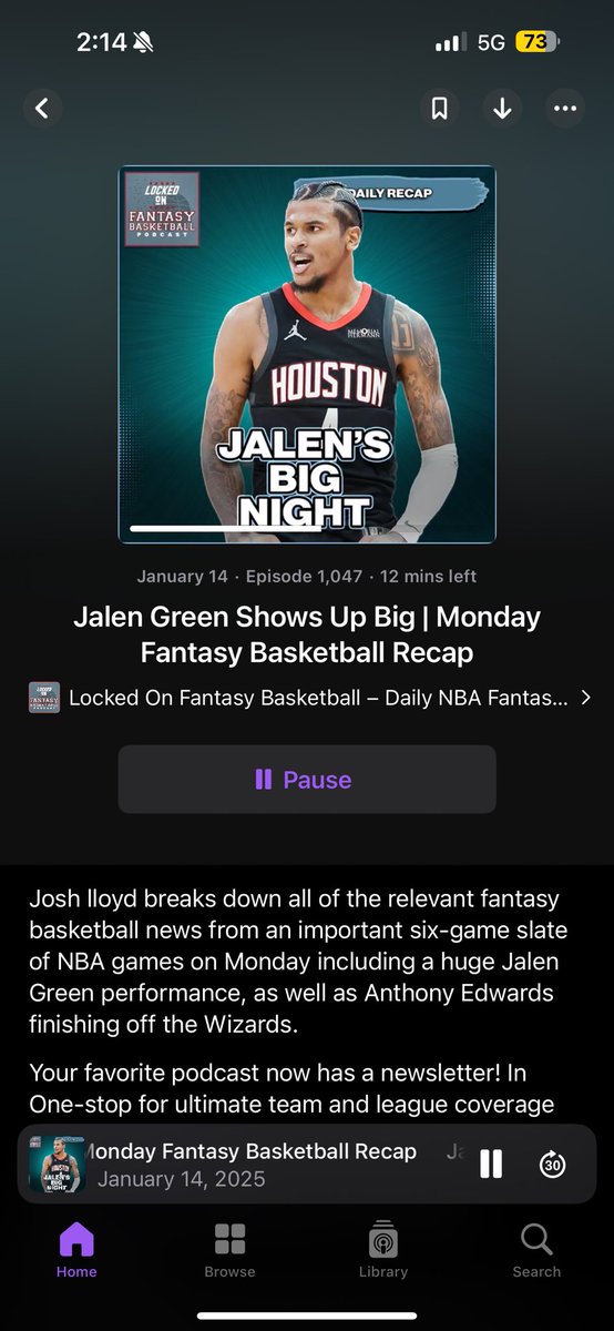 dolcesheezy's tweet photo. @redrock_bball 

I think this is the wrong audio, it’s the Tuesday fantasy preview again not the Monday recap https://t.co/hpDniGMvEU