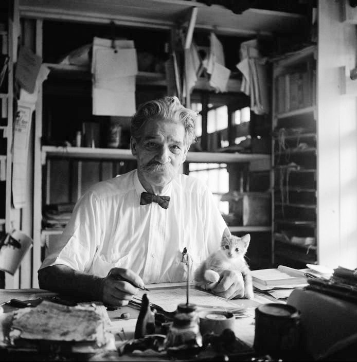 "There are two means of refuge from the miseries of life: music and cats."

🎂 Happy Birthday to cat-lover Albert Schweitzer - born on this day in 1875.