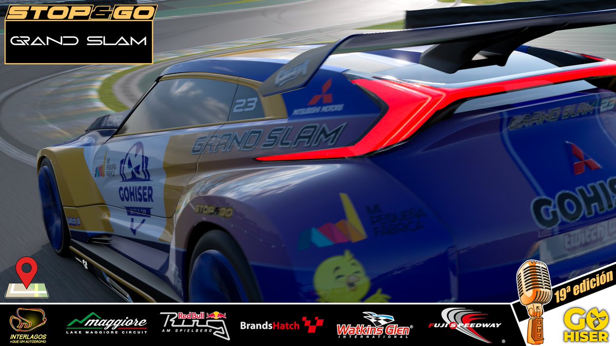 Esta noche 14 escuderías dan el pistoletazo de salida a la XIX edición del GRAND SLAM.

Comienza 2025 con el campeonato monomarca por excelencia, retransmitido por <a href="/GoHiSer/">G🐣HISER</a> a partir de las 22:30h. (twitch)

No te pierdas la batalla de Interlagos con los Mitsubishi VGT.

#Rigorous