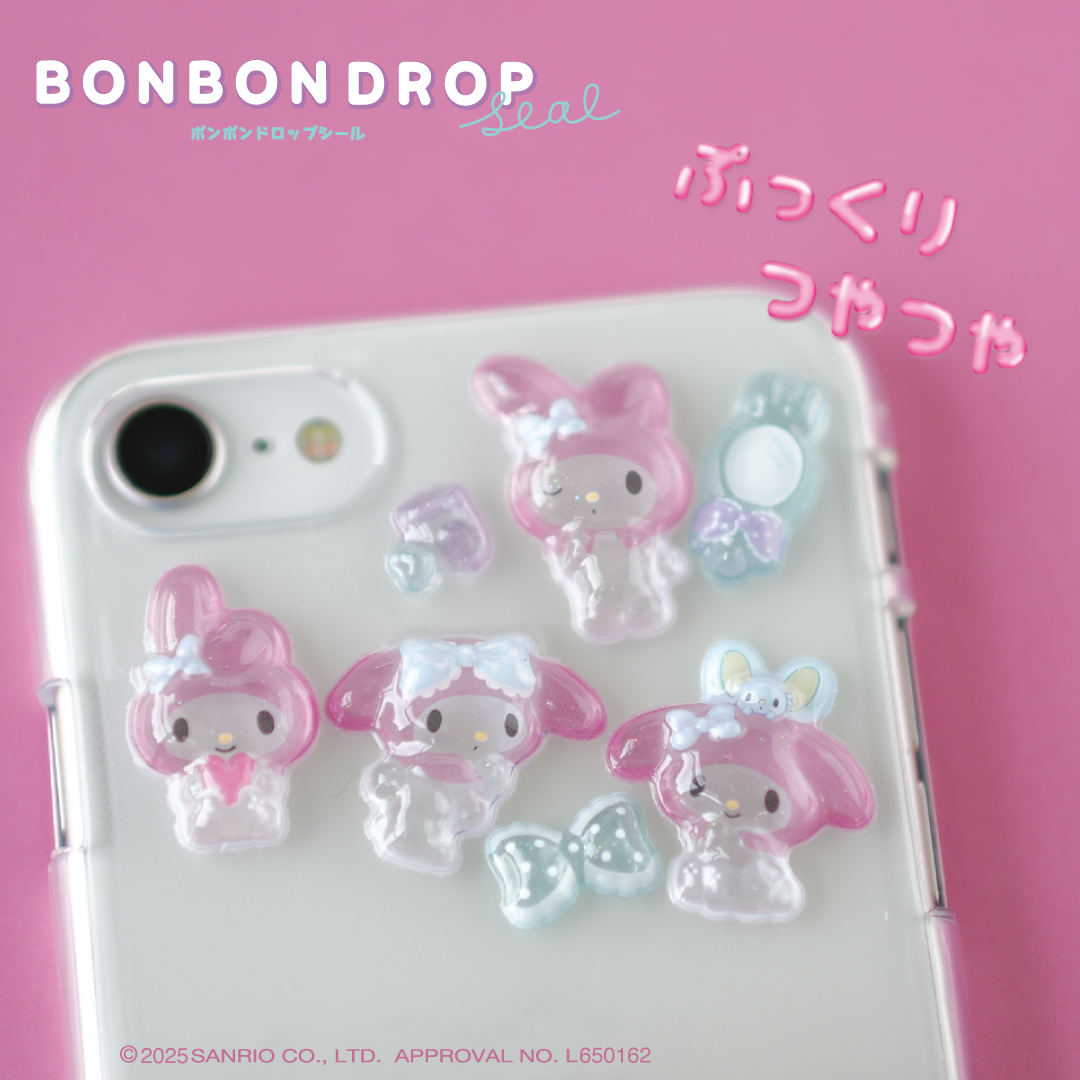 ぷっくりとした質感が可愛い🩷 #ボンボンドロップシール 入荷しました