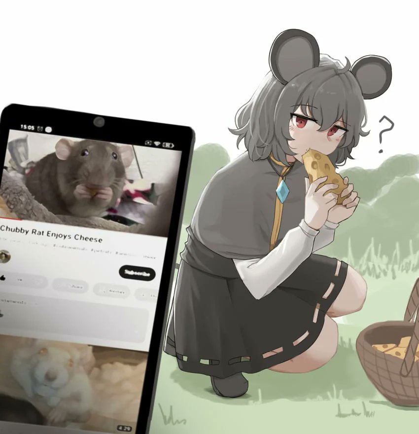 ReimuSays's tweet photo. Morning, everyone.
Today is Tuesday, so it's Nazrin Day.
It's also Ratification Day & the Feast of the Ass.
Have a happy.
#NazrinDay #RatificationDay #FeastOfTheAss https://t.co/Zr4255QQOD