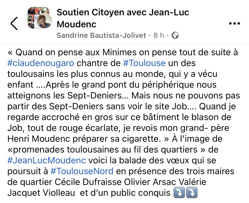 SoutCJLMoudenc's tweet photo. #quartiernord très belle cérémonie de vœux au #Metronum en présence de @jlmoudenc des trois maires de quartier @DufraisseCcile1 @O_ARSAC @ValerieJacquetV et des toulousains #proximité ⤵️⤵️ https://t.co/ldCYVhX3Iq