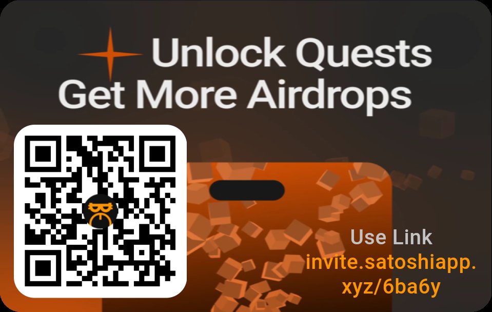 tieusonchau's tweet photo. https://t.co/jakdZNSd20 
Join me on Satoshi App, trusted by 16M+ users. Earn free tokens from top web3 projects. It's quick and easy to sign up. Let's grow our crypto portfolios together! https://t.co/nZf3qjIHjs