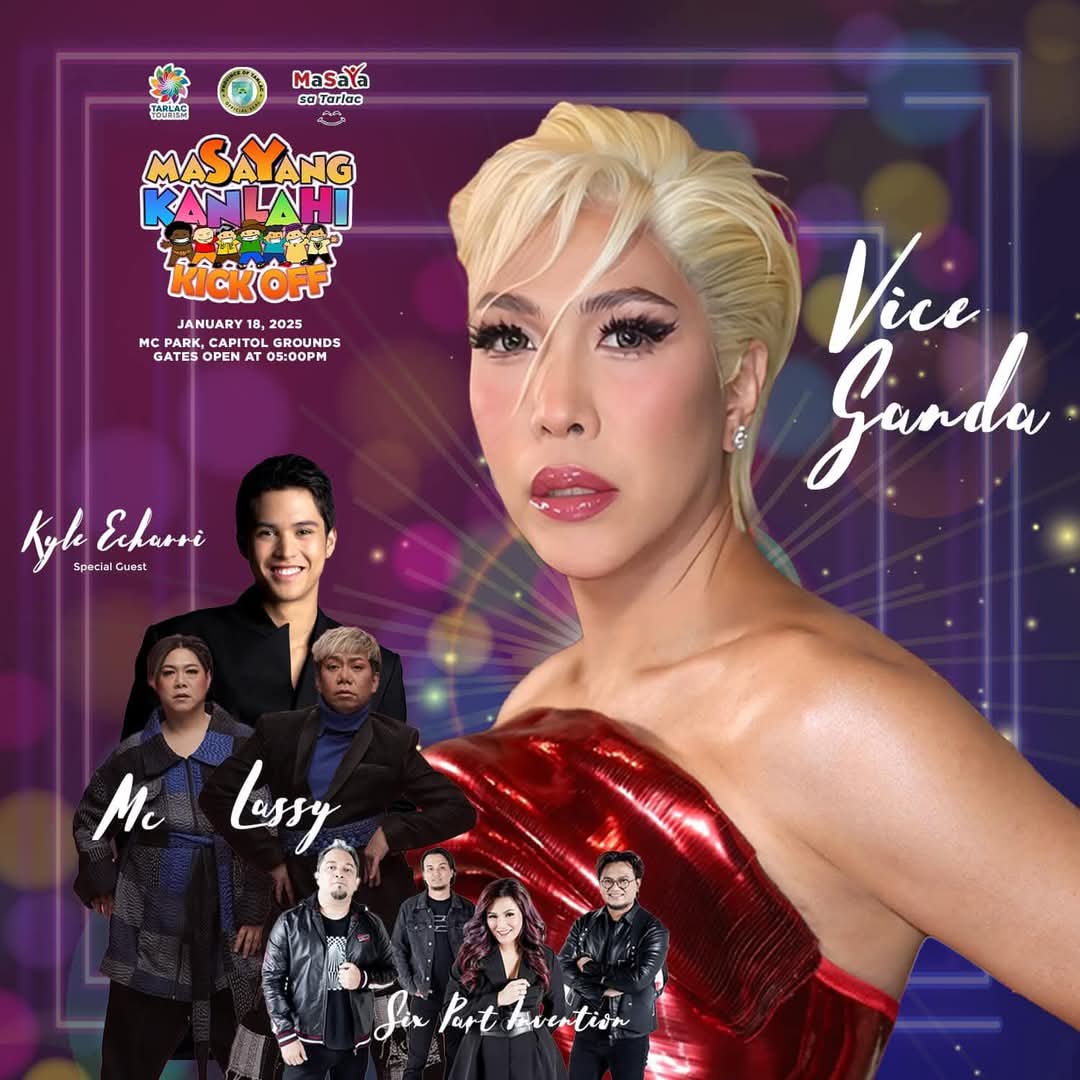 MAKE SOME NOISE, MADLANG TARLACQUEÑO! 💖💖

Makisaya na on January 18, 2025 para sa Kanlahi Festival Kick-Off Variety Show! Kasama rin sina MC, Lassy, Kyle Echarri, at Six Part Invention Band! Free admission twoah! Masaya 'toooo!!! 💖