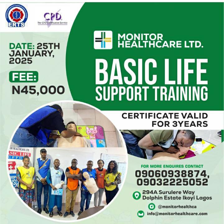 monitorhealthca's tweet photo. Be a Life saver, Join our training sessions and acquire life saving skills to teach others. Receive internationally recognized certificates and help strengthen the chain of survival in our communities. You dont require a medical background to learn these skills. Sign up now. https://t.co/I5spVJNCHp