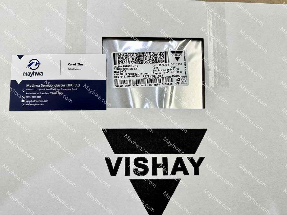 Carol Zhu (@carolzzhu) on Twitter photo IN STOCK!
P/N:IHLP2020CZER3R3M11
MFR:Vishay
DESC:FIXED IND 3.3UH 5.5A 40.4MOHM SM
If you have any requirement , please feel free to contact me!
Email: carolzhu@mayhwa.com
#EMS #OEM #CEM #Vishay #IC #Semiconductor
#electroniccomponents #TVS
#Chips #SMT #THT #Inductors #Diodes IN STOCK!
P/N:IHLP2020CZER3R3M11
MFR:Vishay
DESC:FIXED IND 3.3UH 5.5A 40.4MOHM SM
If you have any requirement , please feel free to contact me!
Email: carolzhu@mayhwa.com
#EMS #OEM #CEM #Vishay #IC #Semiconductor
#electroniccomponents #TVS
#Chips #SMT #THT #Inductors #Diodes