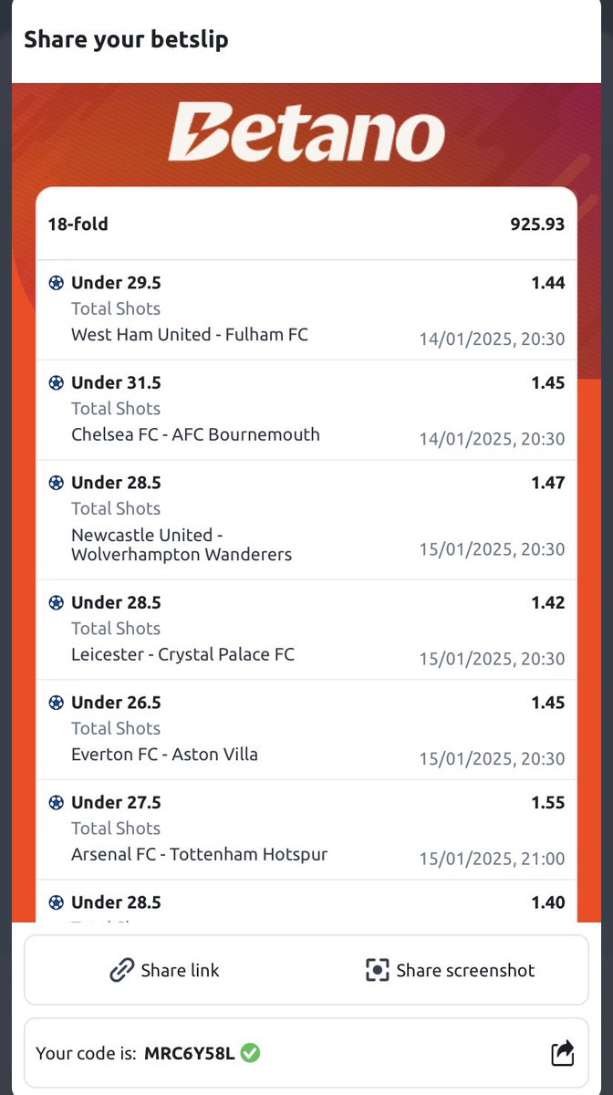 DavsmartMEDIA_1's tweet image. Another day to try again 

#Code1 - SPCQSVTX 3k odds
#Code2 - MRC6Y58L 900 odds
#Code3 - 7UY4EW8K 200 odds

We pray for 🍀🍀🍀🍀💥💥💥💥

@_tru_faith @FGirlrita @sahmeeyworld
