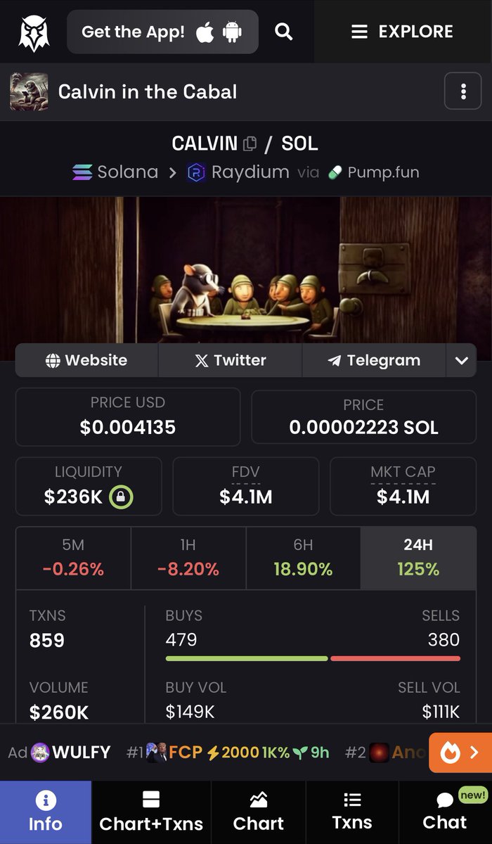 What a Gm! Went to bed last night with $Calvin holding strong at around 2M MC..woke up this morning to 4.1M MC‼️Been trying to tell you guys this isn’t just another AI Agent meme coin. This is THE Ai Agent meme coin &amp; we’re just getting started 🚨🚨