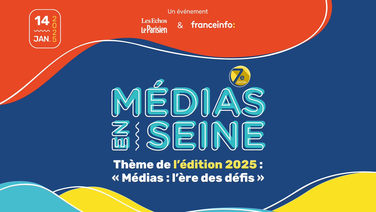 📢 JOUR J | Top départ de <a href="/MediasEnSeine/">Médias en Seine</a> !  
Restez connectés pour ne rien manquer de cette journée riche en débats et en échanges sur les défis et opportunités du paysage médiatique actuel.

💡 Infos pratiques : event.mediasenseine.com/content/infos-…