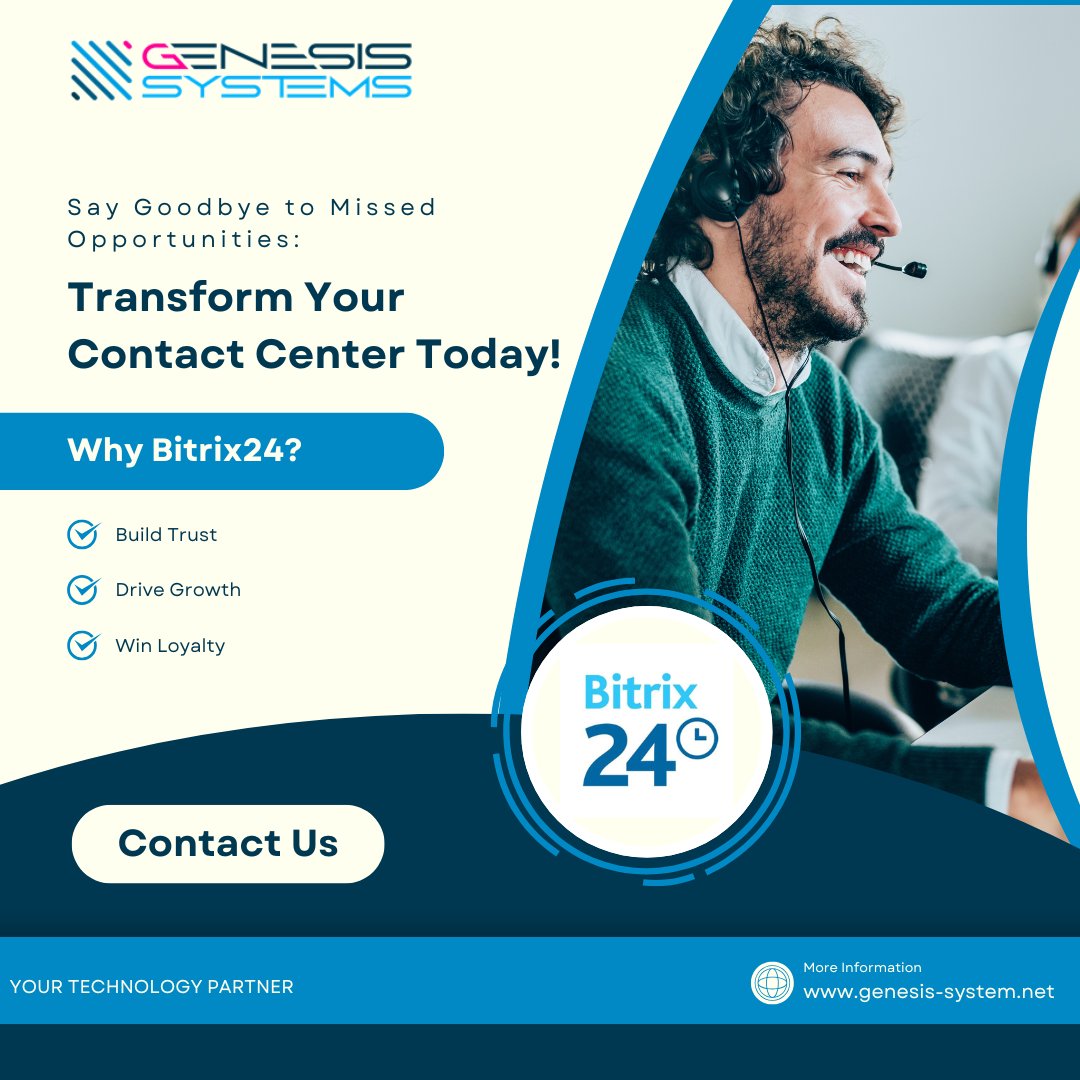 Genesisystemksa's tweet photo. Your customers are the heroes. 🎯

With #Bitrix24, they connect, engage, and thrive while you drive #LeadGeneration and achieve #OperationalEfficiency.

#GenesisSystemKSA creates tailored #ContactCenterSolutions to elevate your #customerexperience. 🚀 https://t.co/Wg061sDW29 https://t.co/evCBjLRPUE