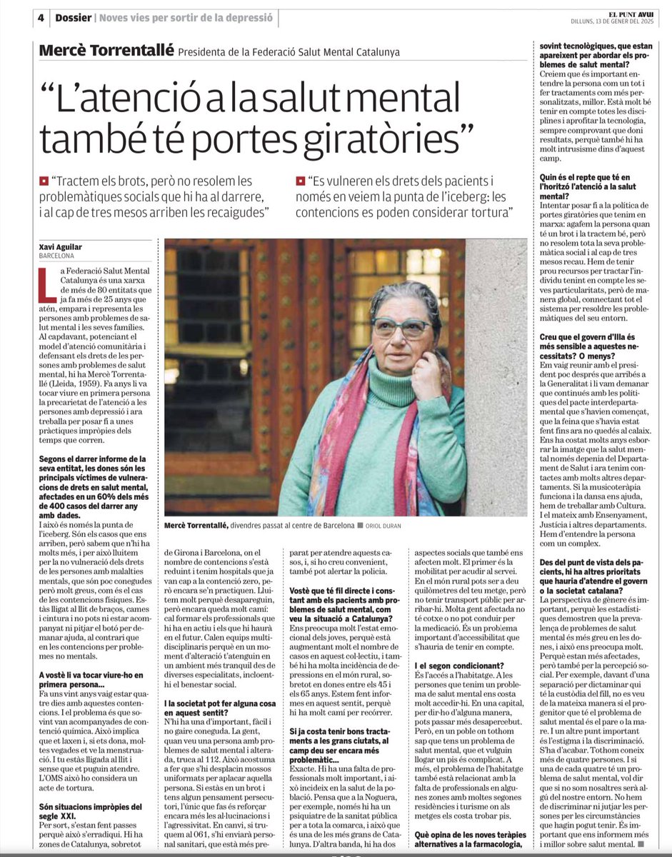 mec_mooc's tweet photo. "Es vulneren els drets dels pacients i només veiem la punta de l'iceberg: les contencions es poden considerar tortura" Mercè Torrentallé, @SalutMentalCat @coordsmlleida #ASMLaNoguera https://t.co/J1Iytj5bKQ