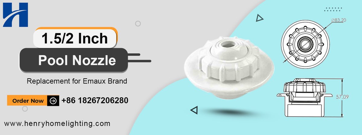 HenryLi26134679's tweet image. This is our hot-selling pool nozzle recently

Replace the Emaux brand. Details are as follows
Size: 87.7*50.6mm
Connection: 50/63mm
Flow: 150/240L/minute

If you are interested, please contact me

Thank you
WhatsApp me: lnkd.in/gpN557eu
#pool #poolservice #poolaccessory