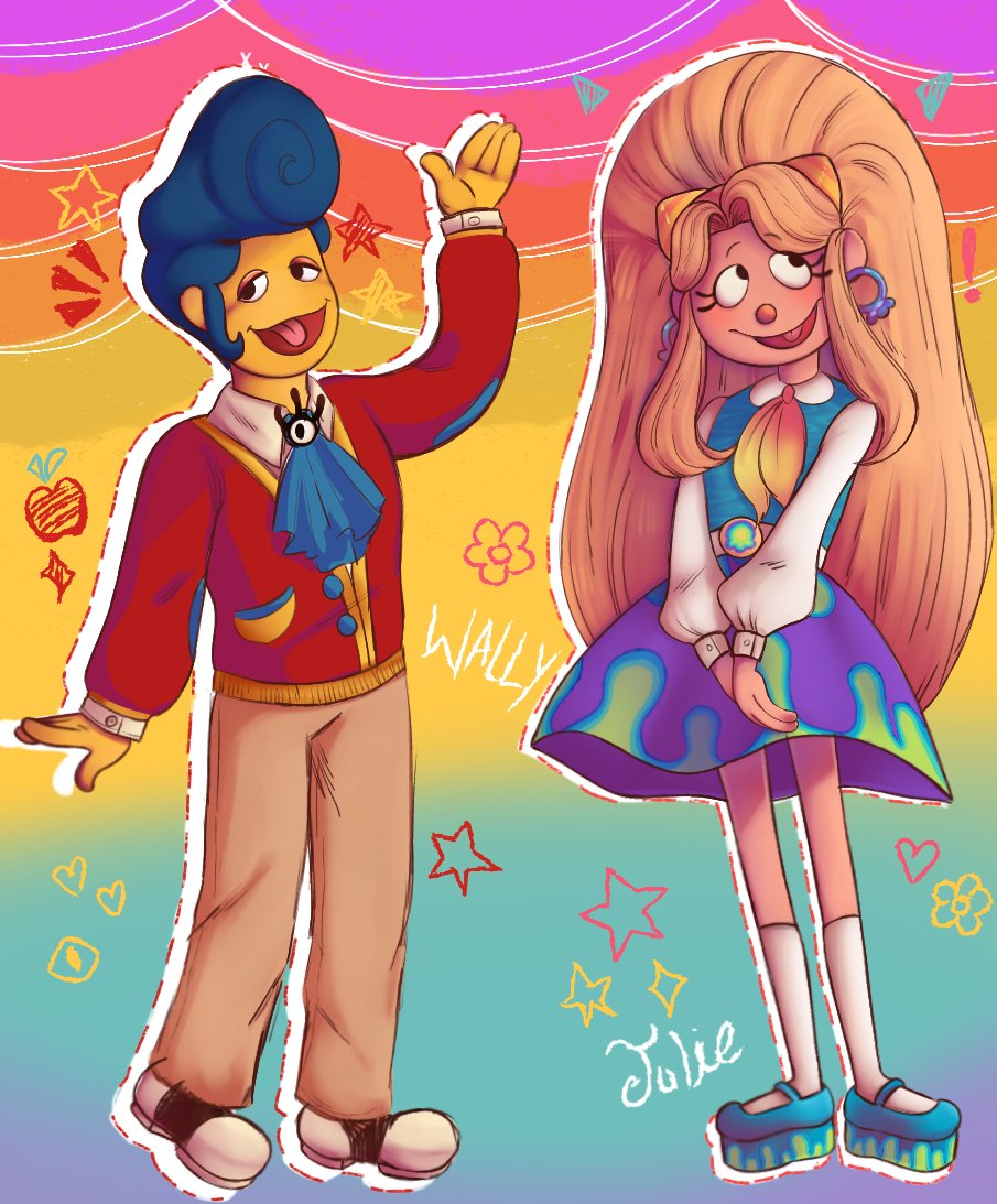 #JulieJoyful #Wallydarling #welcomehomepuppetshow