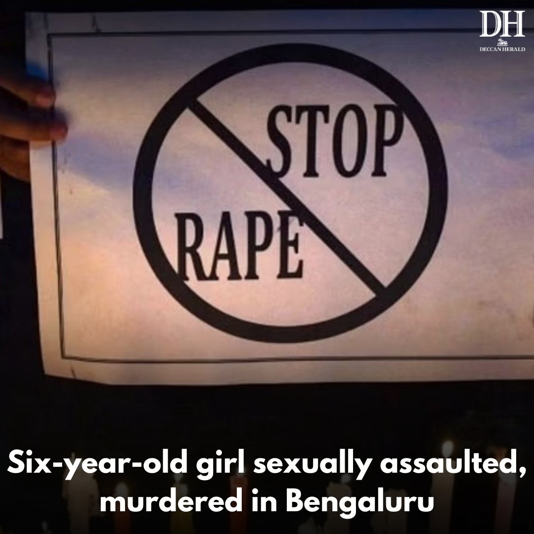 DeccanHerald's tweet image. In a shocking incident, a six-year-old girl has been #sexually #assaulted and #killed in eastern #Bengaluru, senior police officers said.

deccanherald.com/india/karnatak…