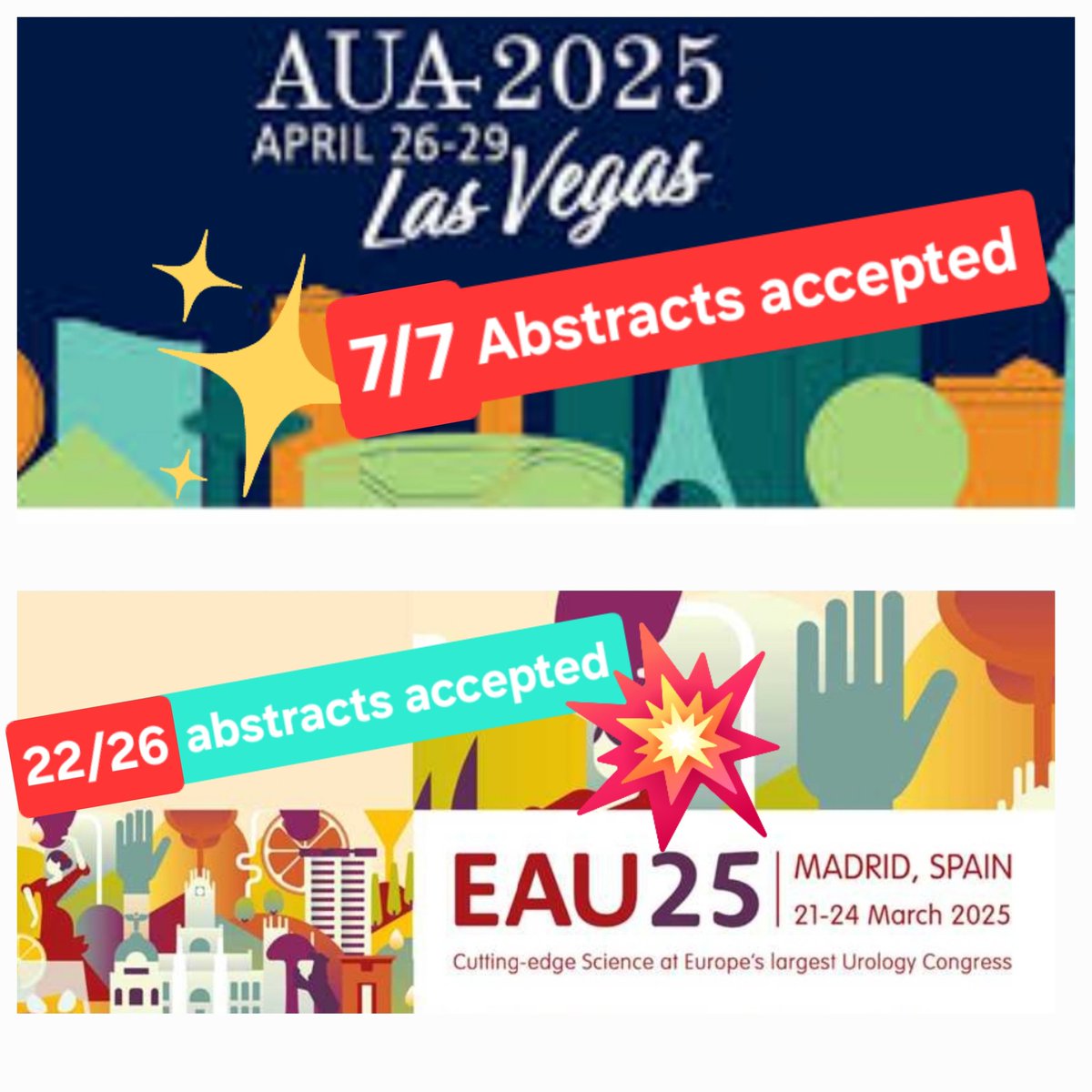 DrG (@docgauhar) on Twitter photo #2025newyear #2025Goals
Huge thanks each of my friends! ❤️🙏 astounding successful collaboration🙌❤️
#UroSoMe
<a href="/Uroweb/">European Association of Urology (EAU)</a>
<a href="/AmerUrological/">Amer. Urol. Assn.</a>
<a href="/asiaendouro/">AUSET</a>
#EauEndourology
<a href="/PEARLSendouro/">PEARLS</a>
#eau23: 17/20 aua23: 3/5
#eau24: 10/15 aua24: 2/4
#EAU25: 22/26 AUA25: 8/8 🎉👍🏽👏 #2025newyear #2025Goals
Huge thanks each of my friends! ❤️🙏 astounding successful collaboration🙌❤️
#UroSoMe
<a href="/Uroweb/">European Association of Urology (EAU)</a>
<a href="/AmerUrological/">Amer. Urol. Assn.</a>
<a href="/asiaendouro/">AUSET</a>
#EauEndourology
<a href="/PEARLSendouro/">PEARLS</a>
#eau23: 17/20 aua23: 3/5
#eau24: 10/15 aua24: 2/4
#EAU25: 22/26 AUA25: 8/8 🎉👍🏽👏