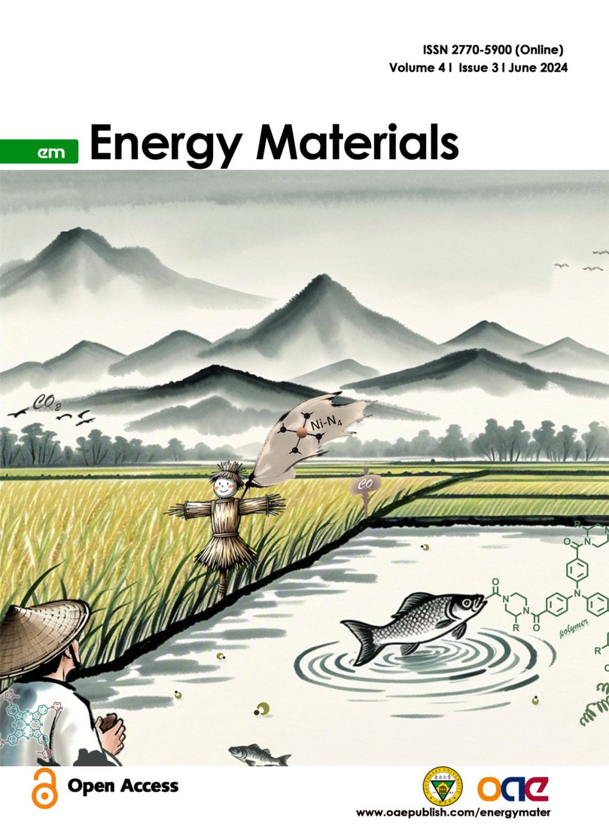 OAE_EnergyMater's tweet photo. 🌟 Energy Materials' "Most Popular Cover Award" goes to the article: "Single-atomic-Ni electrocatalyst derived from phthalocyanine-modified MOF for convoying CO₂ intelligent utilization". 🎉👏
https://t.co/JXhyvY6BX9🚀 #EnergyMaterials #CO2Utilization https://t.co/yWCtF8z8Da