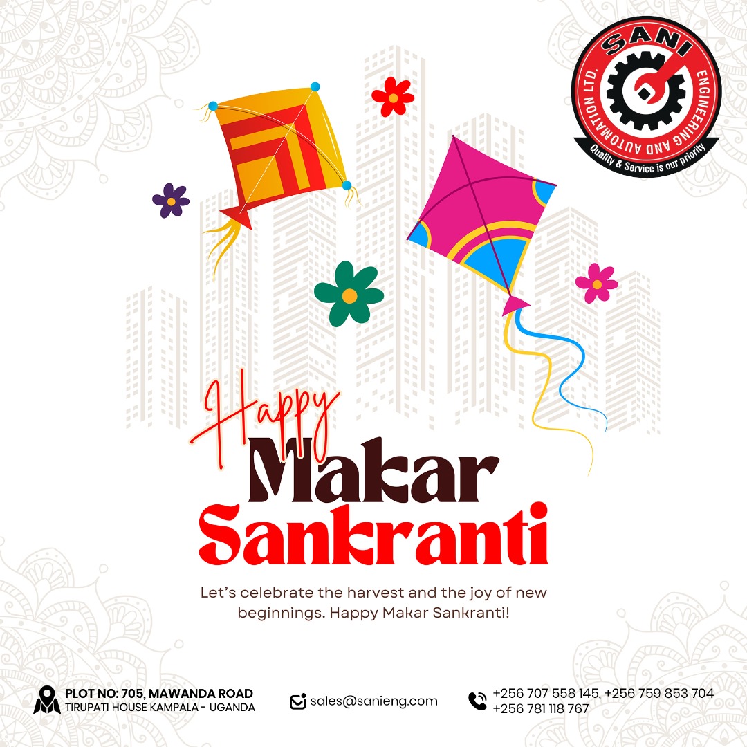 saniengineering's tweet photo. Happy Makar Sankranti!
Let’s celebrate the harvest and the joy of new beginnings.
#makarsankranti #saniengineering #joy https://t.co/YyeXDfFCkd
