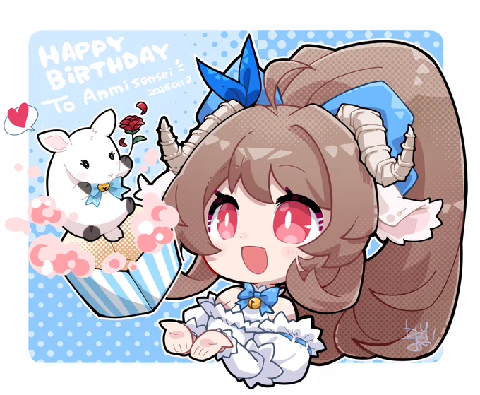  Anmi先生お誕生日おめでとうございます!一日遅れですが…先生にとって素晴らしい一年になることを心から祈っています。これからも陰ながら先生のご活躍を応援しております 