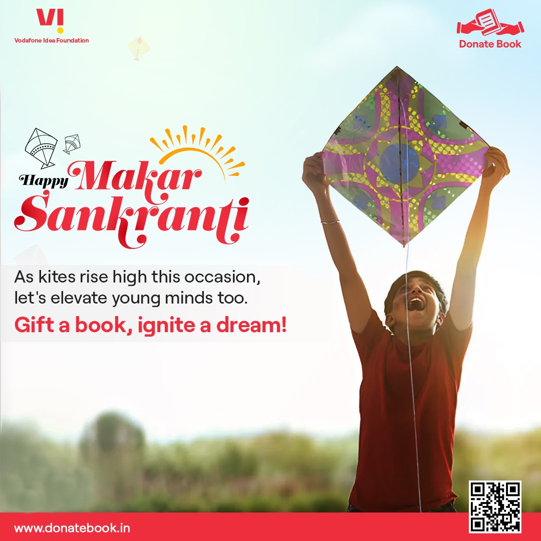 Connectforgood_'s tweet photo. Wishing you all a very #HappyMakarSankranti.
As kites rise high this occasion, let's elevate young minds too.
Let us gift a book, ignite a dream!
#ConnectingForGood #DonateBook #MakarSankranti #EducationForAll #GiftABook #knowledgeispowerful #BookDonation https://t.co/UNS3AokWgi