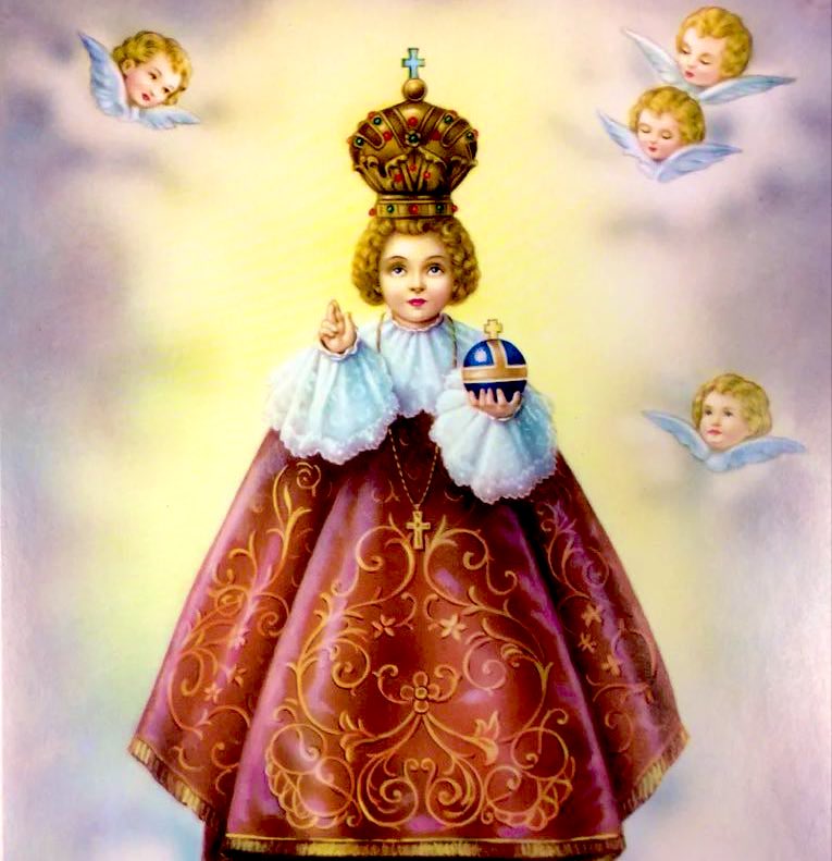 في عيدكَ اليوم يا infant jesus of Prague، أصلّي لك أيها الطفل يسوع وأنا واثقٌ بقدرتك على حمايتي، عالمٌ أنك ستفيض بالنِعم عليّ وتحررني من كل تعب ووجع وضيق.. أضعُ قلبي وصلواتي بين يديك يا طفل براغ وكلّي إيمان برحمتك، فأنت لا تخيّب أمل المتكلين عليك، ولتكن دائماً مشيئتك لا مشيئتي