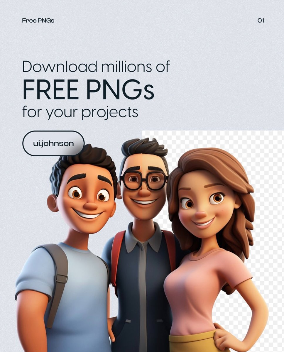 The Ui/Ux Guy (@nelsonyolemi1) on Twitter photo Designers, if you are looking for free PNGS for your next design project.
Here are 07 websites you should check out.
Credit: <a href="/uijohnson/">Johnson Olubodun</a>
Retweet & Save For Later โค๏ธ Designers, if you are looking for free PNGS for your next design project.
Here are 07 websites you should check out.
Credit: <a href="/uijohnson/">Johnson Olubodun</a>
Retweet & Save For Later โค๏ธ