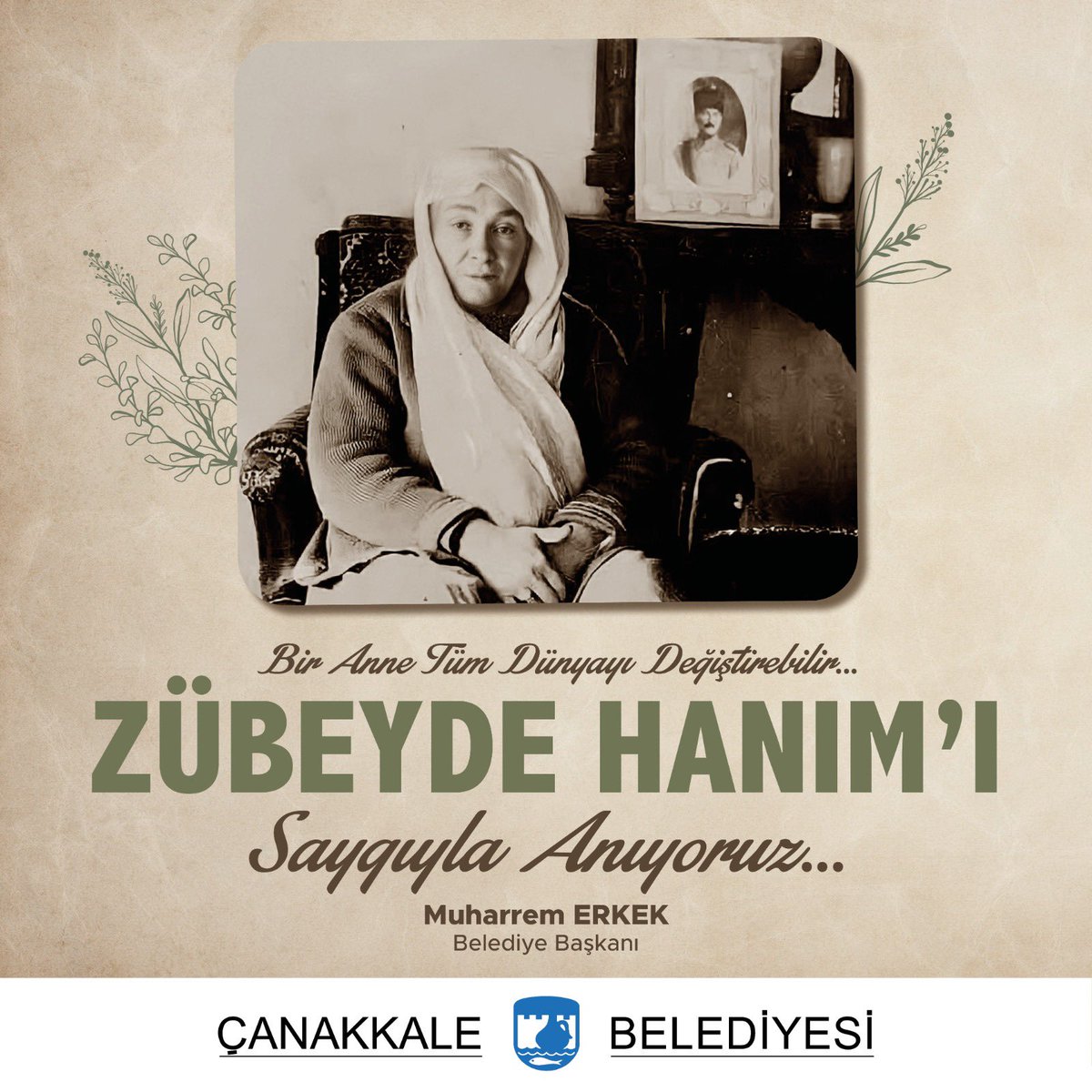 MuharremErkek17's tweet photo. Bir anne tüm dünyayı değiştirebilir…

Değişmez Önderimiz Mustafa Kemal Atatürk’ün kıymetli annesi Zübeyde Hanım’ı vefatının yıl dönümünde saygı ve minnetle anıyoruz. https://t.co/rRtW9S5Wlm