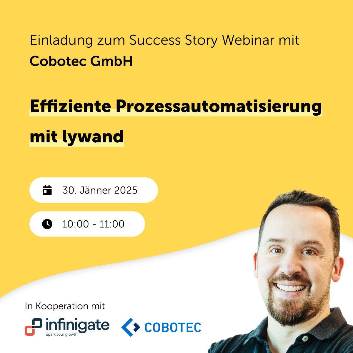Effiziente Prozessautomatisierung mit lywand: Die Success Story von <a href="/Cobotecde/">Cobotec GmbH</a> 🚀 

Save the date:
📅 30. Januar 2025
🕙 10 bis 11 Uhr

Zur Anmeldung 👉 events.teams.microsoft.com/event/db8102e2…

#successstory #partner #webinar #itsecurity #securityauditplattform #lywandsoftware #lywand