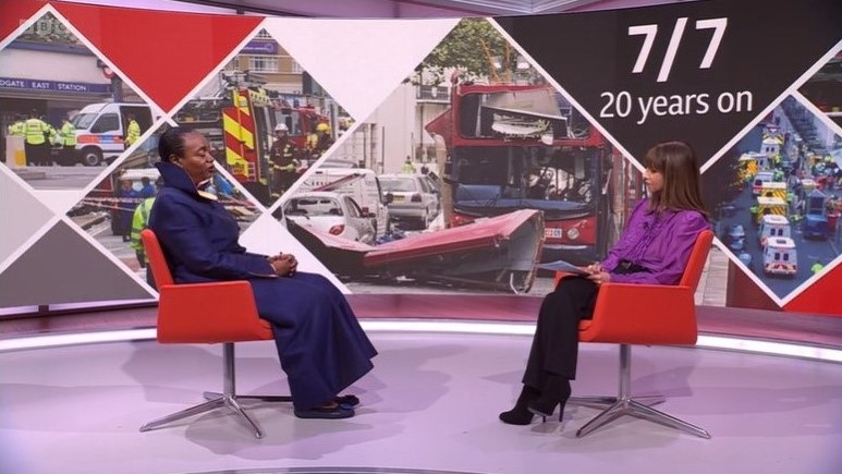 Thanks to <a href="/BBCLondonNews/">BBC London</a> and <a href="/RizLateef/">Riz Lateef</a> for interviewing 7/7 survivor and our trustee Thelma Stober about the forthcoming 20th anniversary. See it here (13mins 48 secs in)  bbc.in/4fYn6Bh