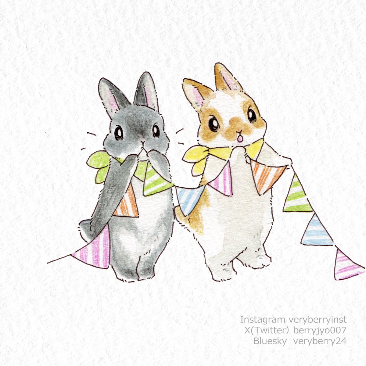 🐰うさぎさんのキャンプ🏕️ 〜毎日イラスト投稿1812日目〜 そっち
