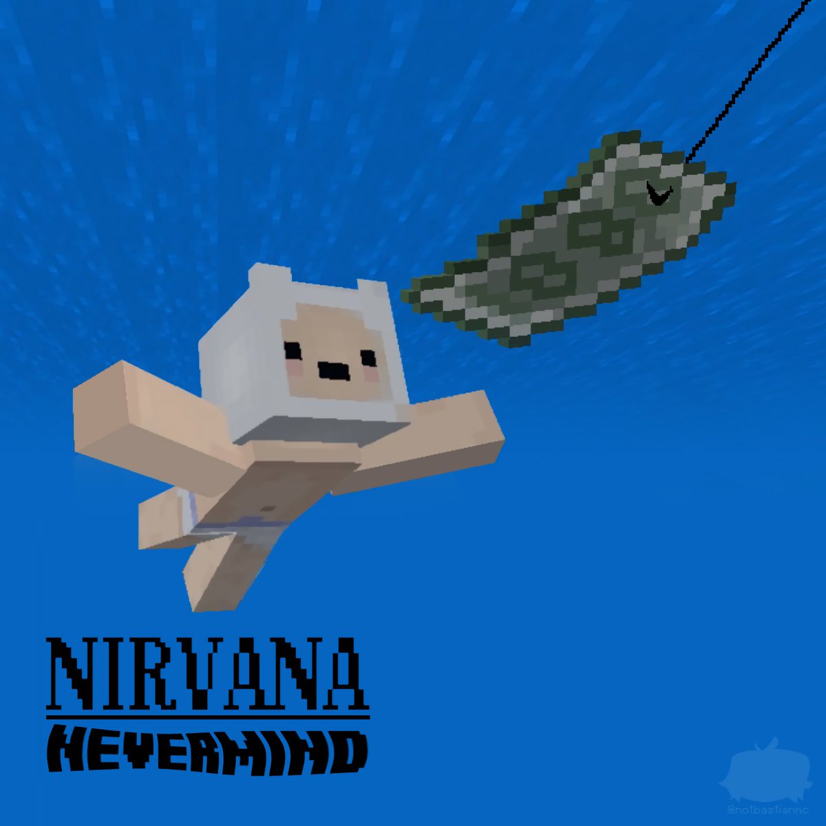 NotBastianMC's tweet photo. Nirvana - Nevermind #minecraft #minecrafters #minecraftart #nirvana #nirvanafans #nirvananevermind #nevermind #nevermindalbum https://t.co/T8B6t8qak8