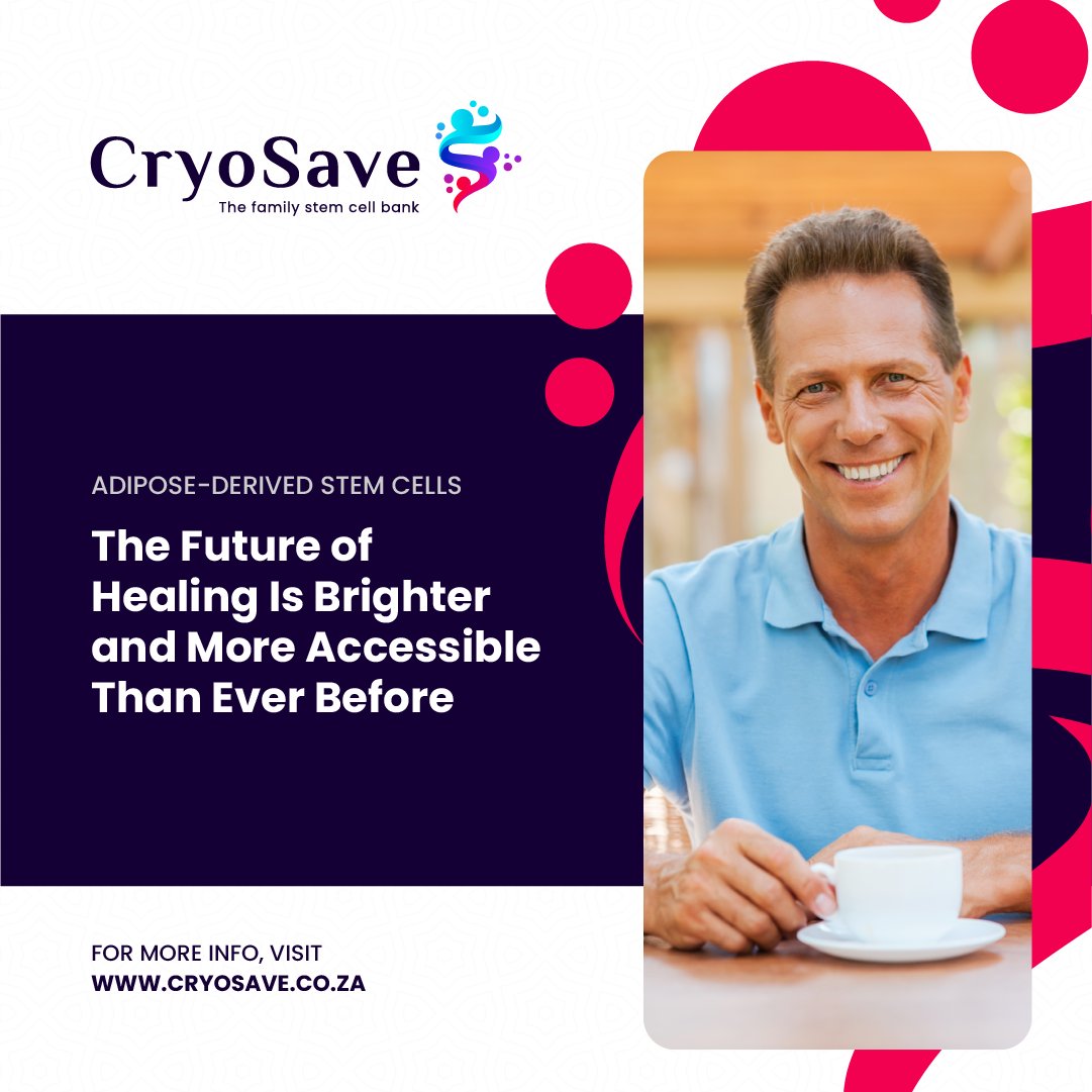 sa_cryo's tweet photo. Unlocking the power of Adipose-derived Stem Cells (ADSCs)! 

These versatile cells from fatty tissue can transform into bone, muscle, fat, cartilage, and nerve cells. Easily harvested via liposuction, ADSCs offer a promising future for healing! ✨

Get your quote today!
#ADSCs https://t.co/dIt6Idajcc