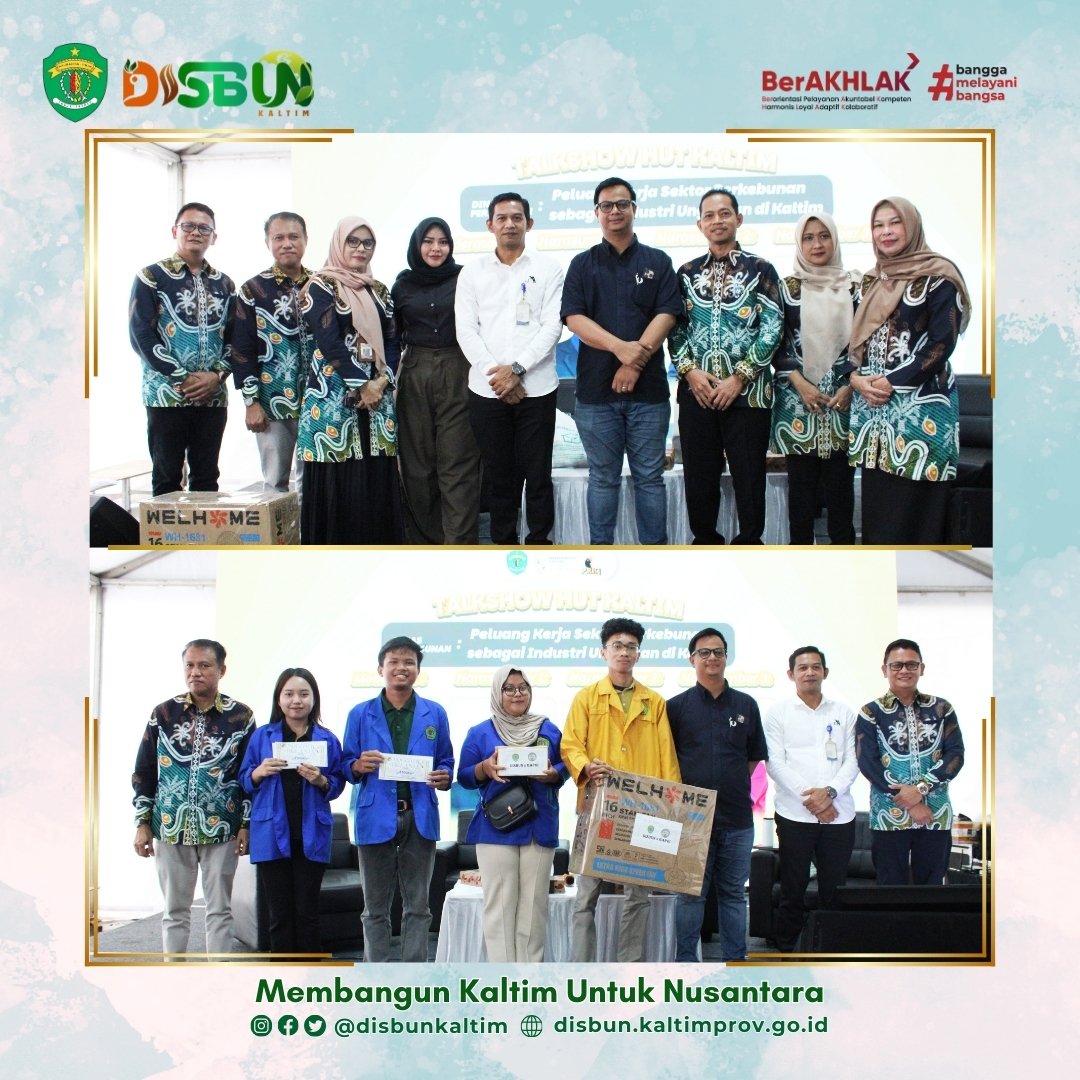 disbunkaltim's tweet photo. Disbun Kaltim Ajak Generasi Muda Kenali Peluang Kerja di Sektor Perkebunan

#disbunkaltim
#pemprovkaltim
#membangunkaltimuntuknusantara https://t.co/HoI6rQvzYH