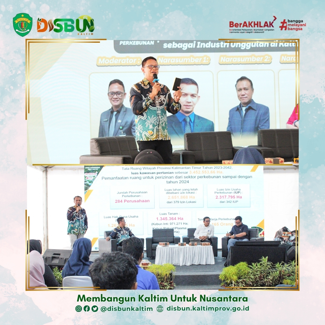disbunkaltim's tweet photo. Disbun Kaltim Ajak Generasi Muda Kenali Peluang Kerja di Sektor Perkebunan

#disbunkaltim
#pemprovkaltim
#membangunkaltimuntuknusantara https://t.co/HoI6rQvzYH