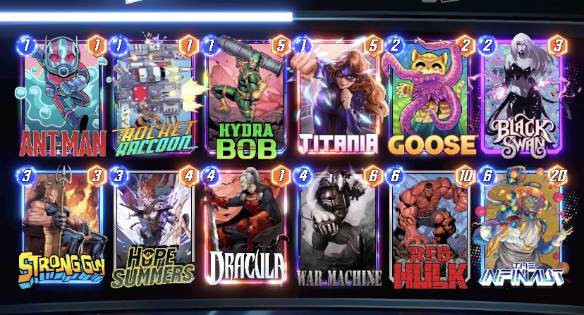 Another ticket with this dump deck. Love the archetype, especially taking strong guy for a spin. <a href="/SnapDecks/">SnapDecks</a> <a href="/MARVELSNAP/">MARVEL SNAP</a>