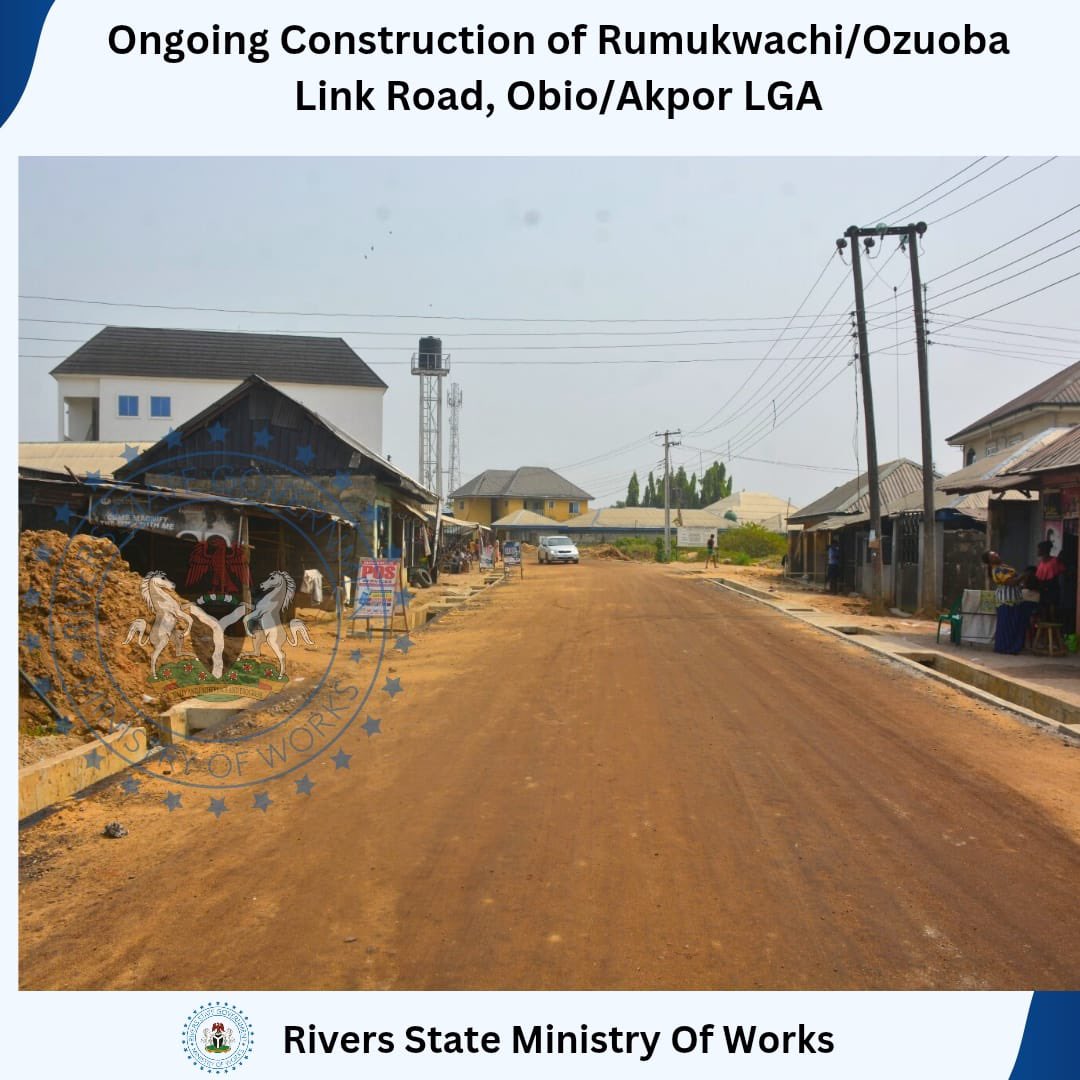 olisaelloka's tweet photo. WORK-IN-PROGRESS 

Ongoing Construction of Rumukwachi/Ozuoba Link Road in Obio/Akpor Local Government Area,  Rivers State. 

14/1/2025

#MoW
#BuiltToLast 
#RiversFirst 
#SimIsWorking https://t.co/0L8Ko1XyDL