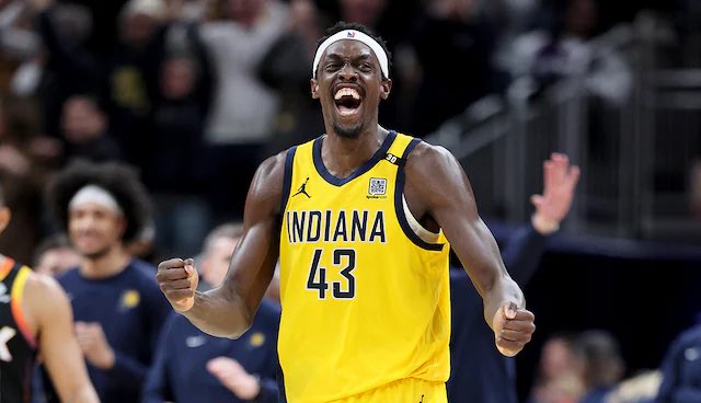 ChalkedBoys's tweet photo. 2. Spicy P 🌶️ O7.5 Rebounds:

Siakam has been a consistent force on the boards, averaging 7.4 rebounds per game this season. The Cavaliers, a team that has been giving up an above-average number of rebounds to opposing forwards. Siakam's relentless style of play and his role as a key contributor for the Pacers should allow him to surpass this 7.5 rebound mark. With the Cavaliers’ defense providing the opportunity, this prop has strong potential.