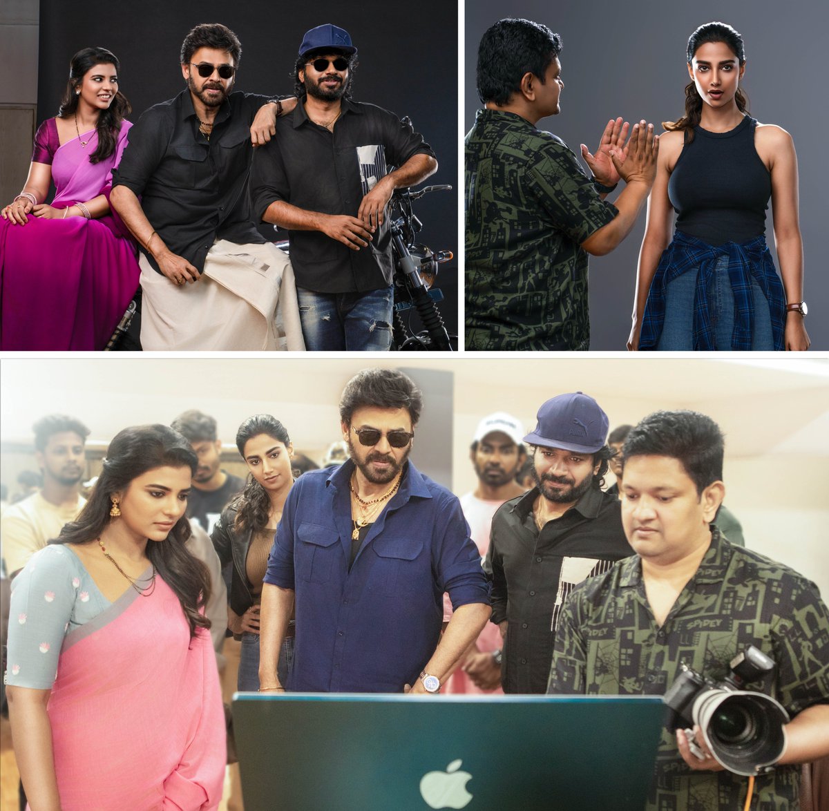bnaveenkalyan1's tweet photo. Itโs a BLOCKBUSTER PONGALUU๐ฅ
#SankranthikiVasthunam in Cinemas now
Written and Directed by @AnilRavipudi
poster design: #WorkingTittle
photo shoot: @bnaveenkalyan1
@SVC_official @VenkyMama @Meenakshiioffl
@aishu_dil #DilRaju #Shirish #Venkatesh #BNaveenKalyanPhotography https://t.co/0UkC749EK0