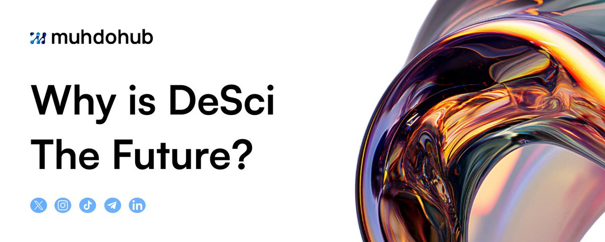 Muhdohealth's tweet image. 💡 Why is DeSci the future?
Traditional models are slow and restrictive. DeSci:
🔸 Democratizes funding.
🔸 Makes research accessible.
🔸 Puts power back in the hands of researchers and communities.
The science we deserve starts here.

#Muhdo #DeSci