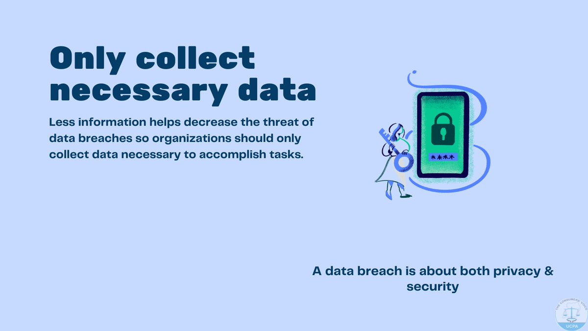 ucpaUG's tweet image. 4⃣ Only collect necessary data #DataPrivacyMonth
