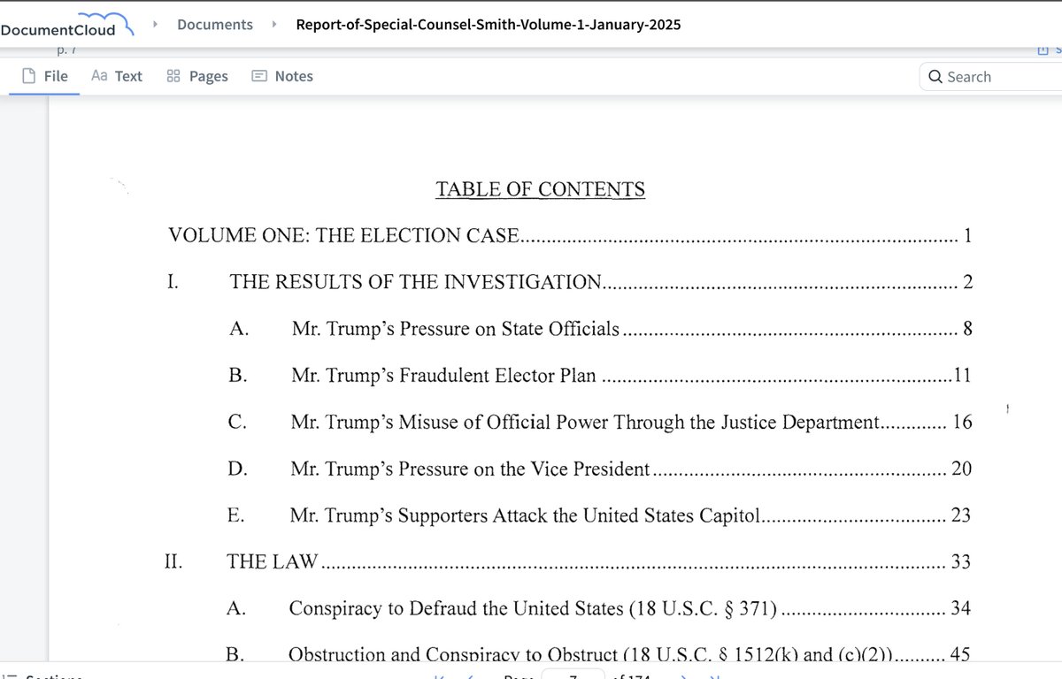 🚨BREAKING: Jack Smith's report is OUT!!!! documentcloud.org/documents/2548…
