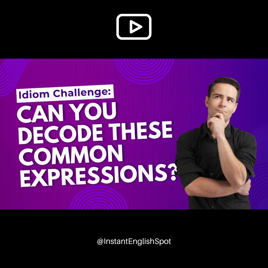 Idioms Quiz.

Idiom Challenge: Can You Decode These Common Expressions? 👇
youtu.be/Mtu2PgL-VCg?si…

#trivia #QuizChallenge #Quiz #idioms