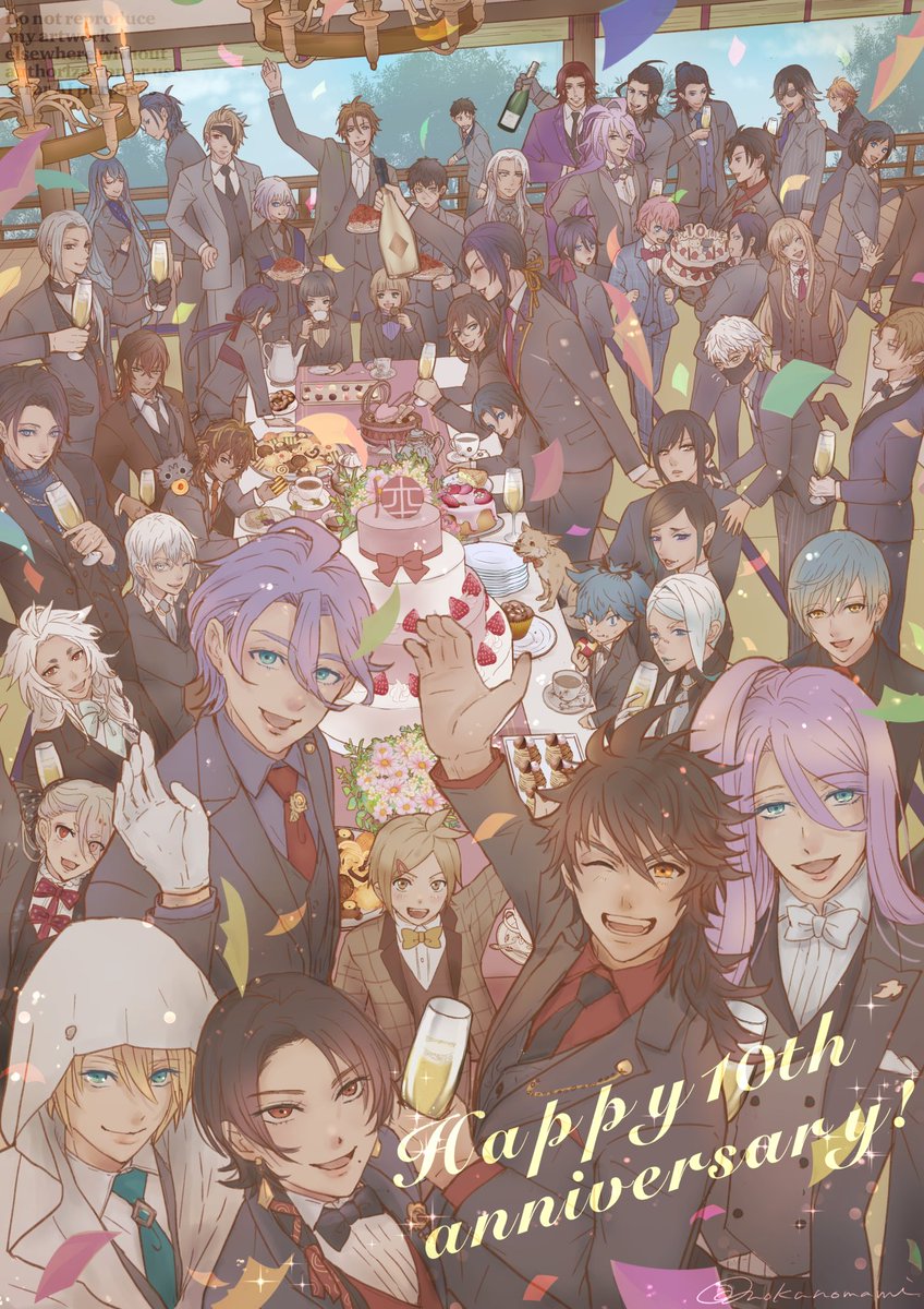 mokunomami's tweet image. #刀剣乱舞十周年
十周年おめでとう御座います🎉🌸
とうらぶのおかげで毎日ハッピーです!これからもずっとそんな日々が続きますように!