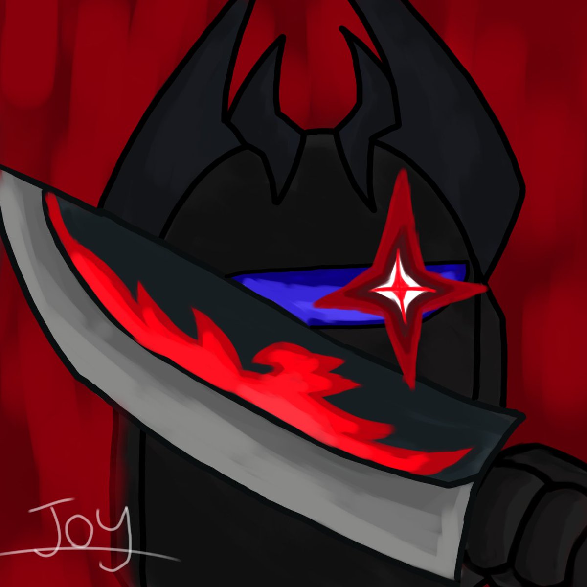 I was bored and sad...I just draw with pen(fade) style

Hope you like it...