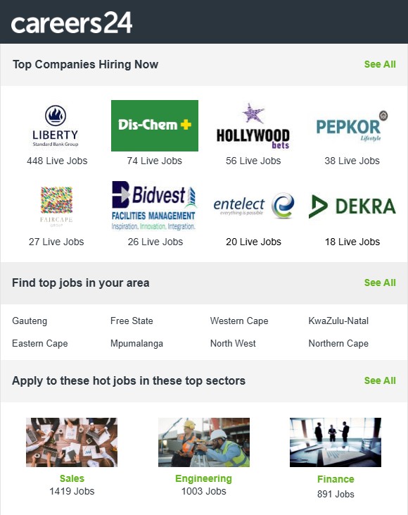 Check out our latest newsletter, your new job is just a click away :

m24c24.evlink.net/public/message…

Register with us : careers24.com/Register

#careers24 #c24 #careersadvice