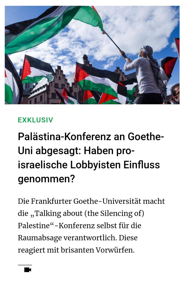bahakirlidokme's tweet photo. EXCLUSIV

offenbar sollen pro israelische lobbyisten bereits am 18. dezember im senat der franfurter goethe uni aufgefordert haben die @Pal_Con_Ffm zu verhindern 

präsident enrico schleiff soll die prüfung von maßnahmen versichert haben 
https://t.co/j3HdJBCA10 https://t.co/AikCzmgo3e